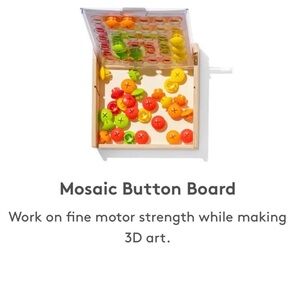 Lovevery mosaic buttons board